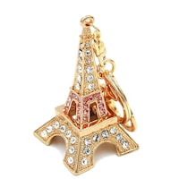 Eiffel Tower Fashion Keychain, Golden