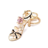 Fashion Keychain in The Design of Lady Sandal, Golden