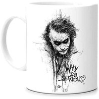 Joker Why So Serious Pencil Sketch Mug