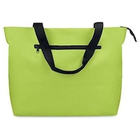 Polyester Shopper Bag, Lime Green