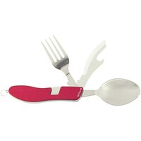 Multi Camping Tools, Including Knife, Opener, Spoon And Fork