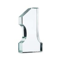Number -1- Glass Trophy