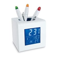 Pen Holder With Weather Station