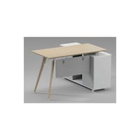 Picture of Neo Front Computer Desk, Grey