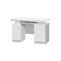 Picture of Neo Front MDF Office Table with Storage, 1.2 m, White