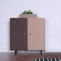 Picture of Neo Front Powedered Coated MDF Storage Cabinet, Brown