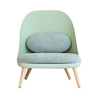 Picture of Neo Front Fabric Single Seater Lounge Chair, Green