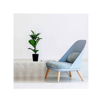 Picture of Neo Front Fabric Single Seater Lounge Chair, Blue