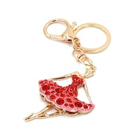 Picture of Fashion Keychain in The Design of Ballerina, Red