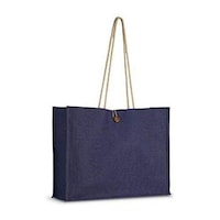 Jute Shopper Bag With Rope Handle