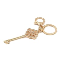 Key Shape Fashion Keychain, Golden