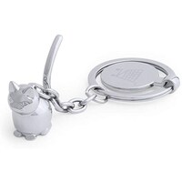 Picture of Metallic Keychain Coin In Fun 3D Designs Of Cat