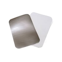Aluminium Foil Lids for Rectangular Containers, Silver - Pack of 1000