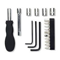 Tool Set In 600D Polyester And Pu Pouch