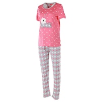 Joanna Bear Themed Ladies Pajama Set of 12 Pcs, Assorted Color & Size