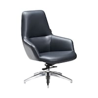 Picture of Neo Front Office Leather Chair with Adjustable Handle, Black