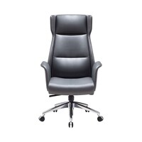 Picture of Neo Front PU Leather Office Meeting Chair, Grey