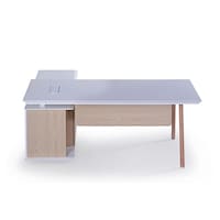 Picture of Neo Front Executive Office Desk, 1.6 m, White