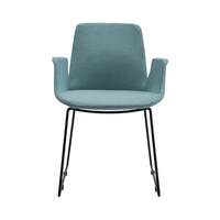 Picture of Neo Front Fabric Dining Chair, Blue