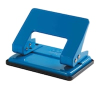 FIS 2 Hole Medium Paper Punch, Blue, Pack of 72