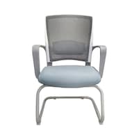 Picture of Neo Front Office Mesh Chair, Light Blue & Grey
