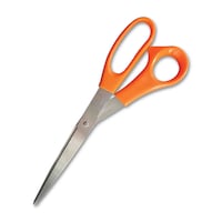 Picture of FIS Office Metal Scissors, Orange - 8.5 Inch, Pack of 240