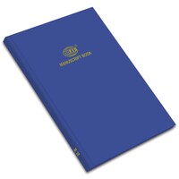 FIS Single Ruled Manuscript Book 2Q, Blue - 8mm, Pack of 40