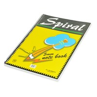Picture of FIS Spiral Notebook A4, 80 Sheets - Multicolour, Pack of 60