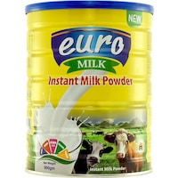 Euro Instant Milk Powder Tin, 900g, Pack of 12 - Carton