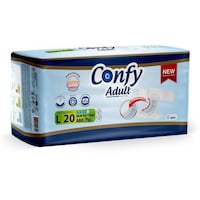 Confy Adult Large Diaper, 20 Pieces, Pack of 4 Carton