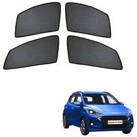 Picture of Kozdiko Half Magnetic Sunshades Curtain for Hyundai Grand I10 Nios, KZDO394173, Large, 4pcs, Black