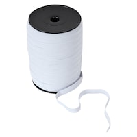 Picture of Braided Flat Elastic Sewing Band, White, Pack of 100