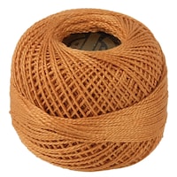 Picture of Crochet 95Y Cotton Yarn Thread Balls, Light Brown, Pack of 100