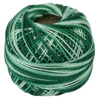 Picture of Crochet 95Y Cotton Yarn Thread Balls, Forest Green, Pack Of 100