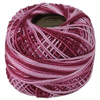 Picture of Crochet 95Y Cotton Yarn Thread Balls, Maroon, Pack of 100