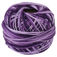 Picture of Crochet 95Y Cotton Yarn Thread Balls, Violet, Pack of 100