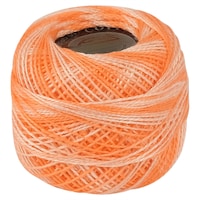 Picture of Crochet 95Y Cotton Yarn Thread Balls, Light Orange, Pack of 100