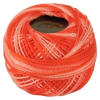 Picture of Crochet 95Y Cotton Yarn Thread Balls, Dark Orange, Pack Of 100