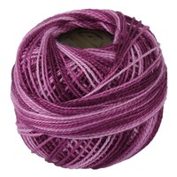 Picture of Crochet 95Y Cotton Yarn Thread Balls, Mauve, Pack of 100