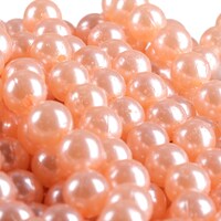 Round Fluorescent Plastic Beads, 12mm, Pack of 6