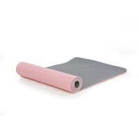 JD Vine TPE Yoga Mat, Pink & Grey
