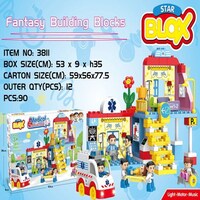 Fivestar Toys Class Building Blocks, Multicolor, Set of 90pcs