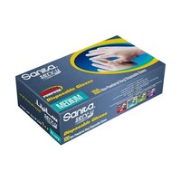 Sanita Serv-U Vinyl Non-Powdered Disposable Gloves, Medium - Carton Of 10 Boxes