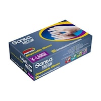 Sanita Serv-U Vinyl Non-Powdered Disposable Gloves, X-Large - Carton Of 10 Boxes