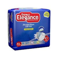 Sanita Elegance Adult Diapers, X-Large, Carton Of 40 Pcs