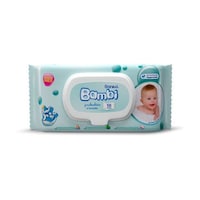 Sanita Bambi Protective Cream Baby Wet Wipes, Carton of 12 Packs