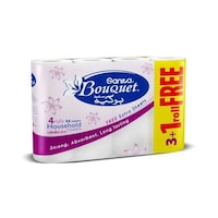 Sanita Bouquet Kitchen Towel Value Pack, 4 Rolls - Carton Of 6 Packs 