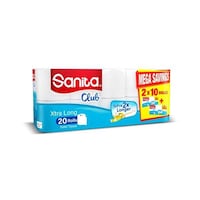 Sanita Club Toilet Paper, 20 Rolls, Carton of 3 Packs