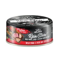 Absolute Holistic RawStew, Wild Tuna & Fish Roe Recipe, 80g - Carton Of 24 Cans