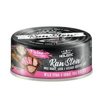 Picture of Absolute Holistic RawStew, Wild Tuna & Quail Eggs Recipe, 80g - Carton Of 24 Cans
